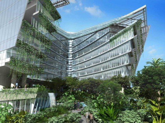 здание fusionopolis сингапур фото