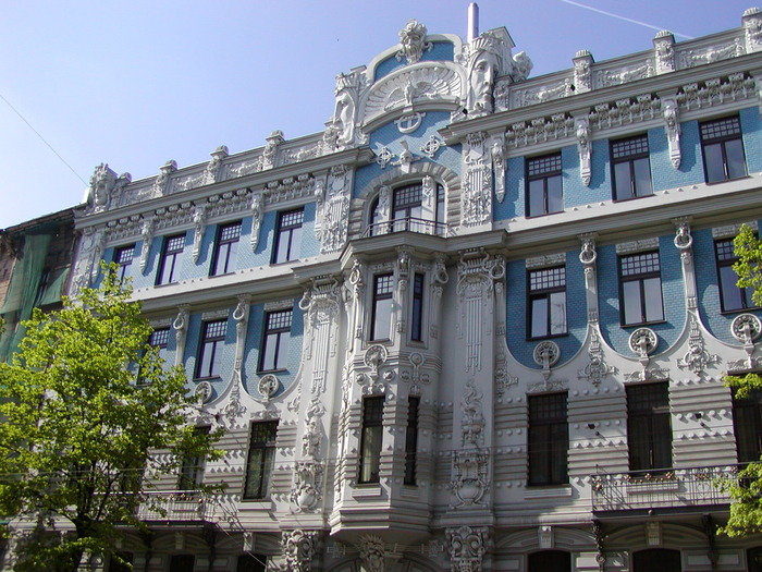 модерн в архитектуре фото
