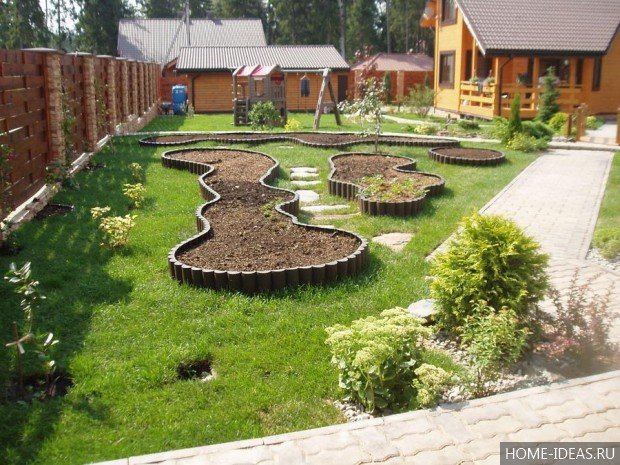 обустройство дачного участка фото