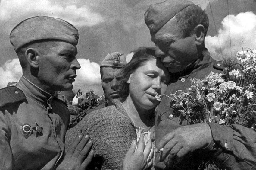 фото встреча солдат с войны 1941-1945 фото