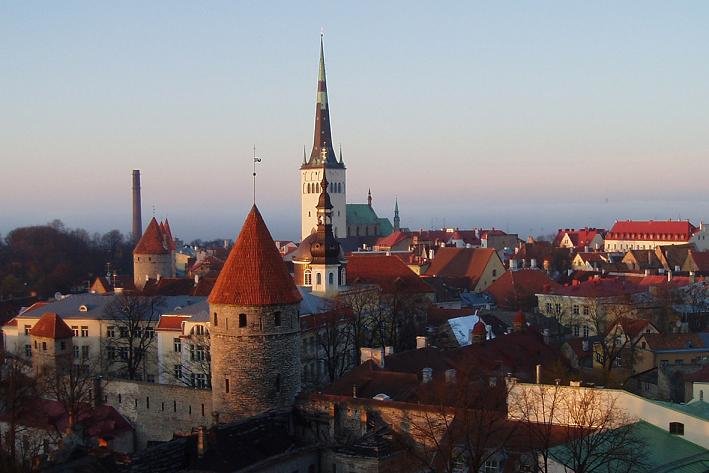 старый город таллин фото