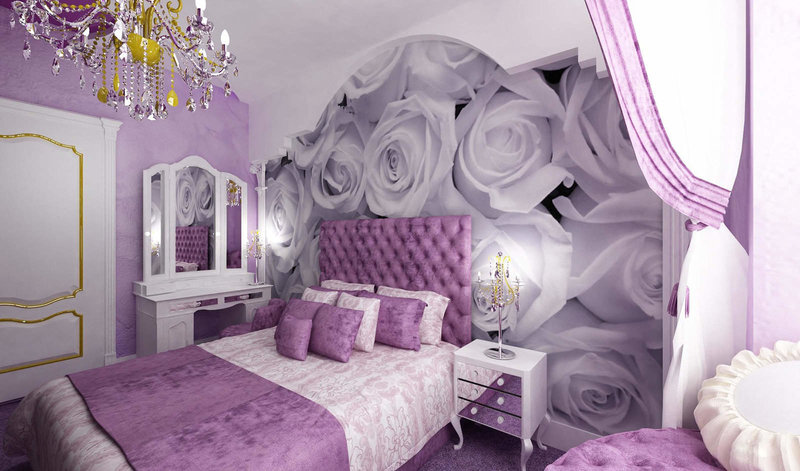 Квартира в фиолетовых тонах фото дизайн