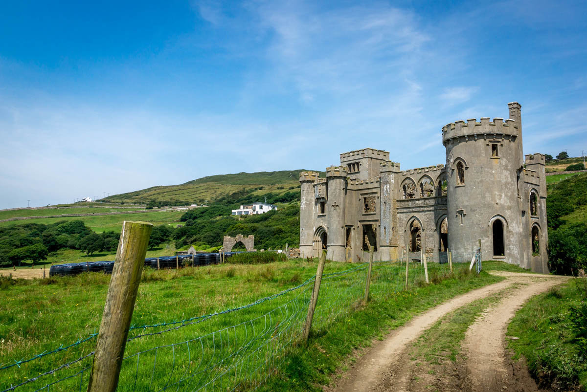 замок клифден ireland фото