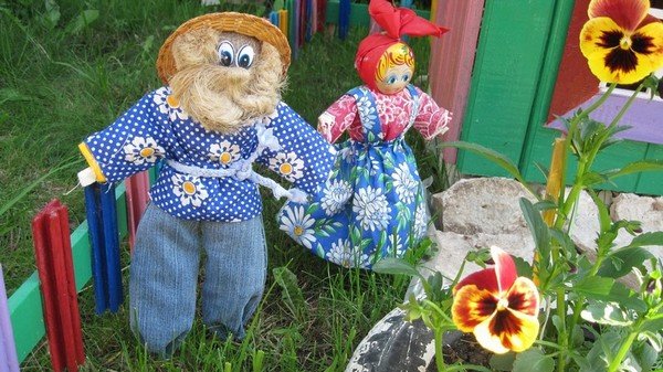 пугало огородное своими руками фото