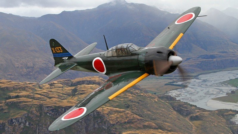 mitsubishi a6m zero фото