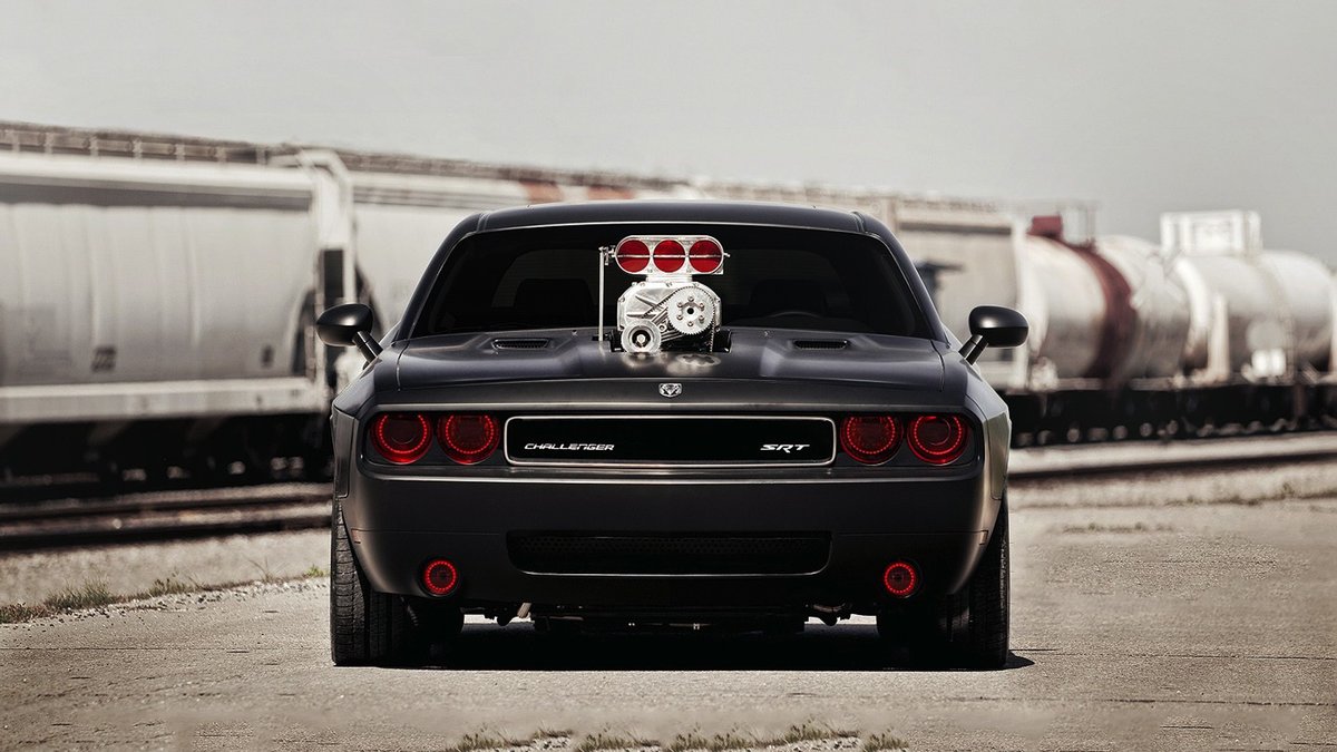 Dodge с открывающимися фарами