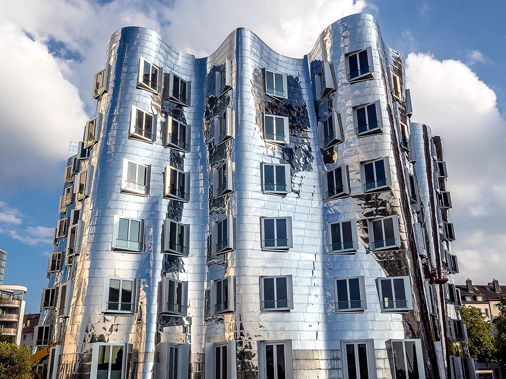 апартаменты neuer zollhof, дюссельдорф, германия фото