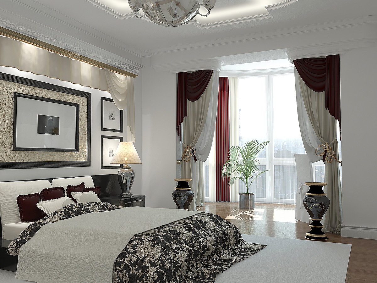 «Спальня с балконом: дизайн с особенностями помещения и расширение ...
