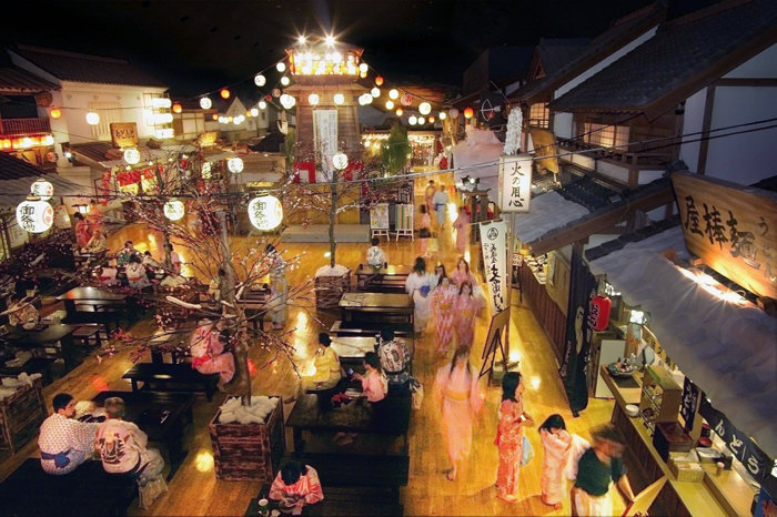 ooedo onsen monogatari odaiba токио фото
