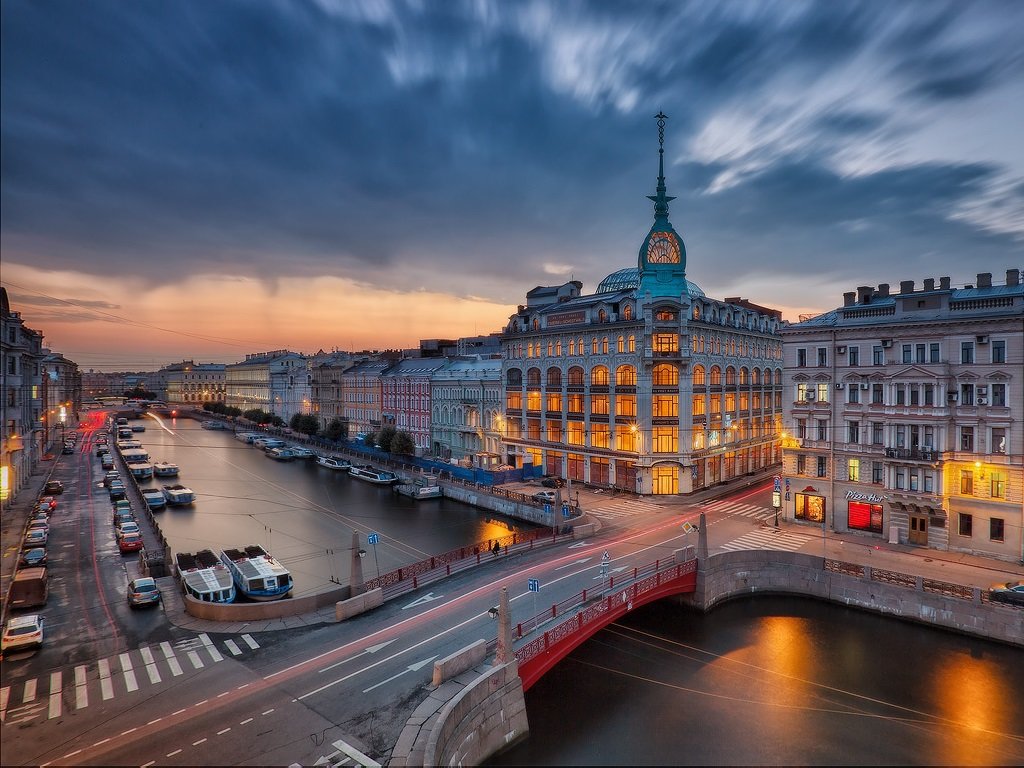 красный мост в санкт петербурге фото