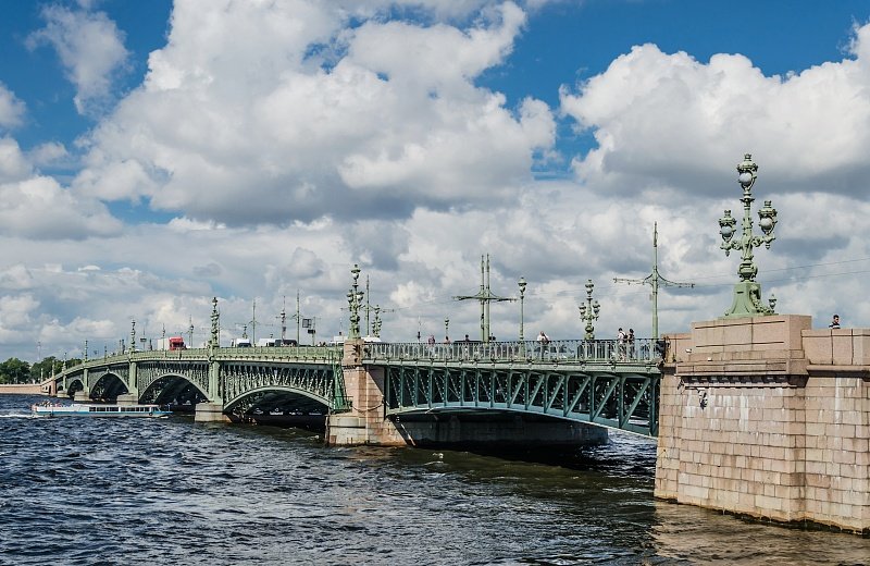 троицкий мост в санкт петербурге фото