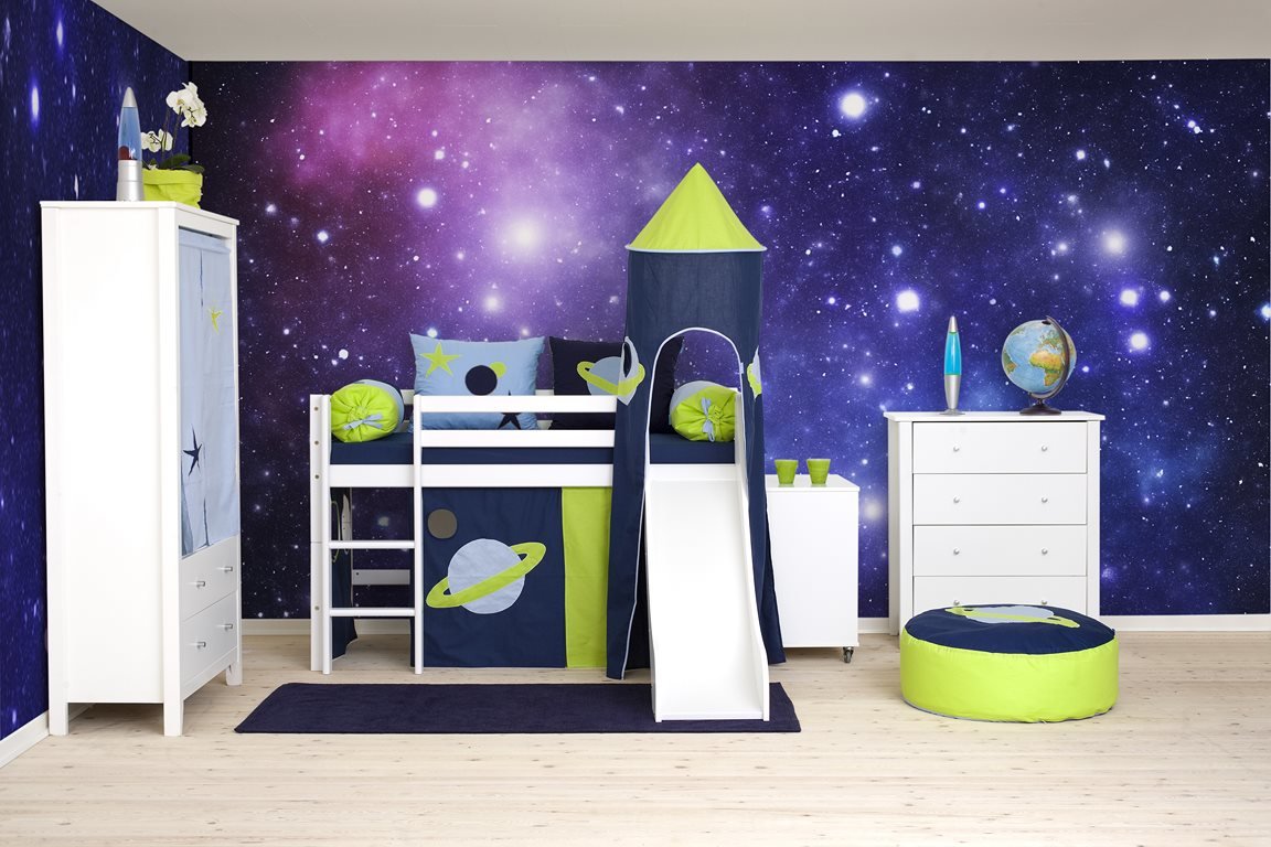 детская комната в космическом стиле