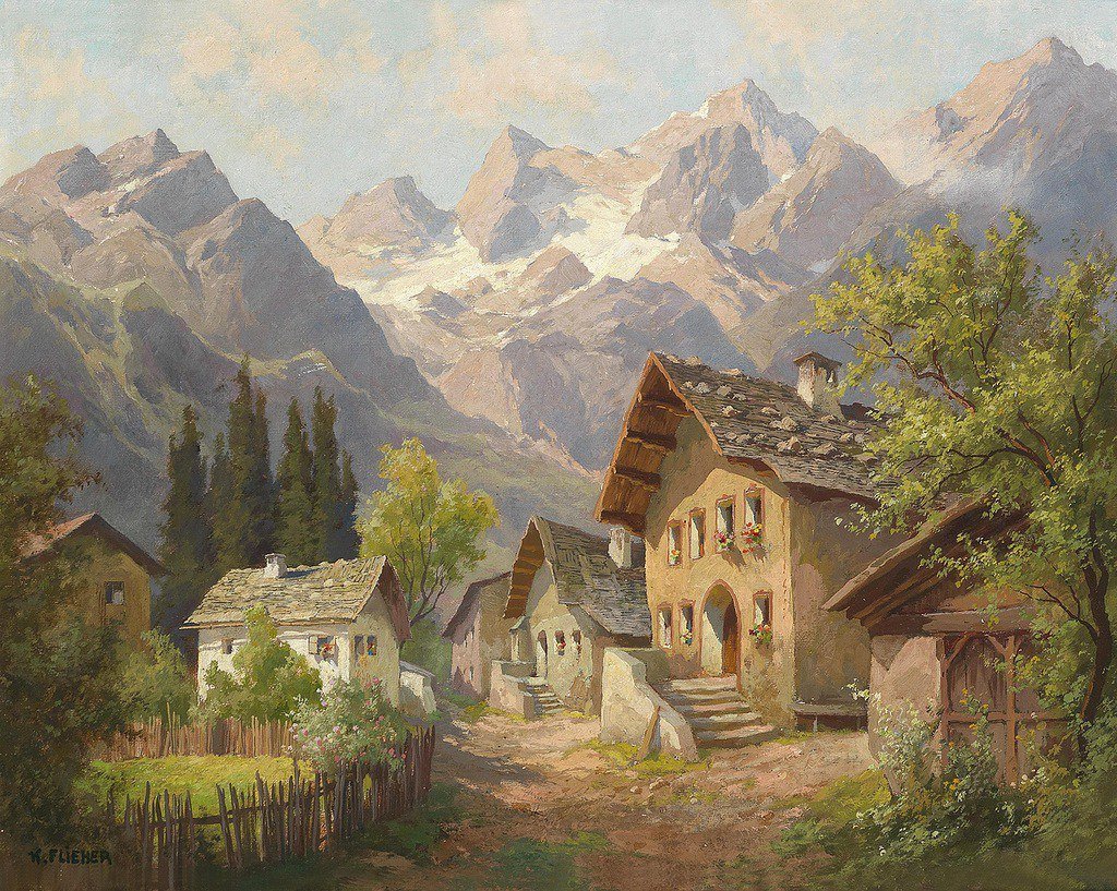 австрийский художник карл флиер фото