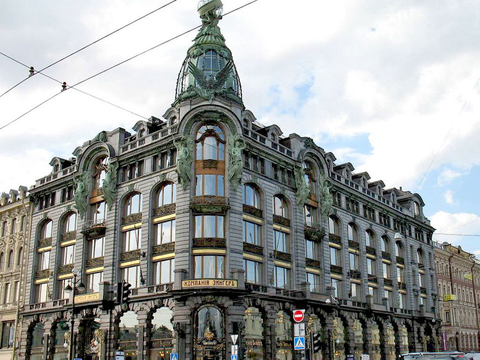 здание зингер в санкт петербурге фото