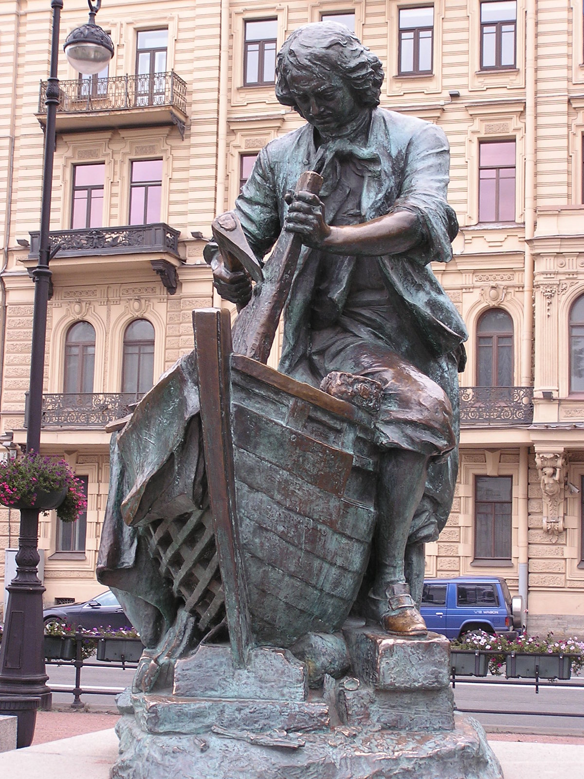 памятник петру 1 царь-плотник петербург фото