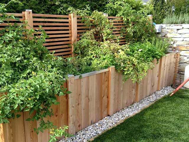 Деревянные заборы для дачи горизонтальные: фото, изображения и картинки