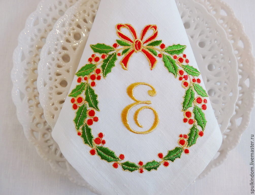 Картинки с новогодней вышивкой