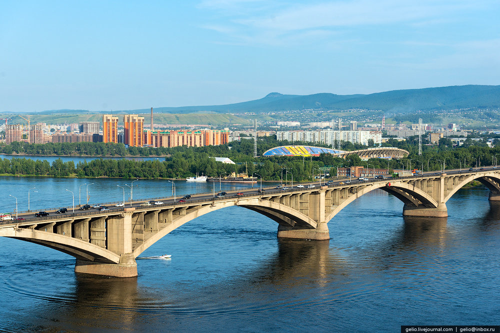 коммунальный мост красноярск фото