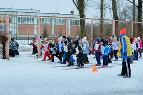 Фото 2. Школьный этап Фестиваля «Вставай на лыжи»