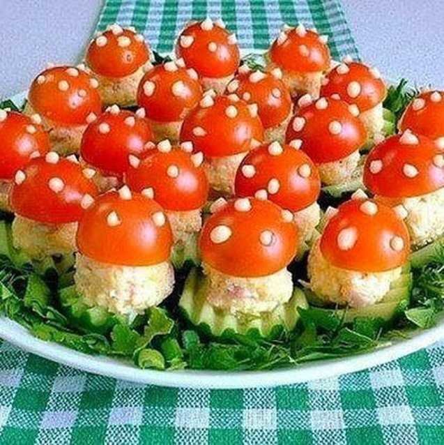 закуска мухоморчики фото