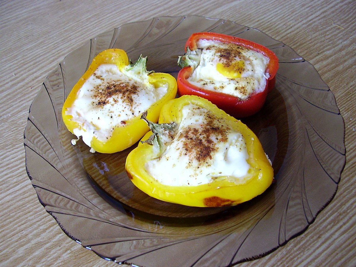 яичница в перце фото