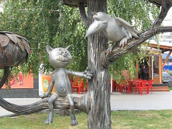 достопримечательность в воронеже памятник коту с улицы лизюкова фото