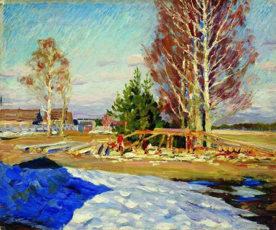 левитан март картина фото
