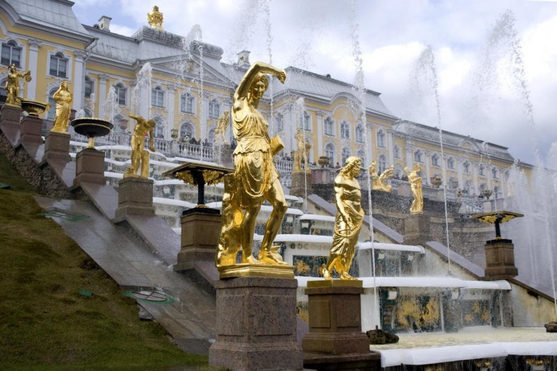фонтаны в петергофе фото