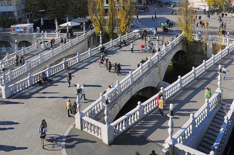 тройной мост любляна фото