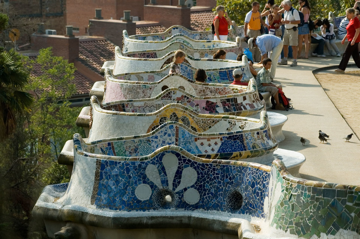 антонио гауди парк гуэль фото