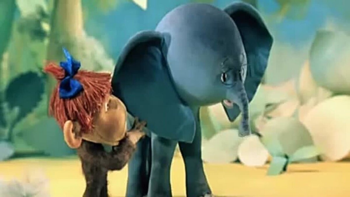Фоновый кадр с франшизы Куда идёт Слонёнок