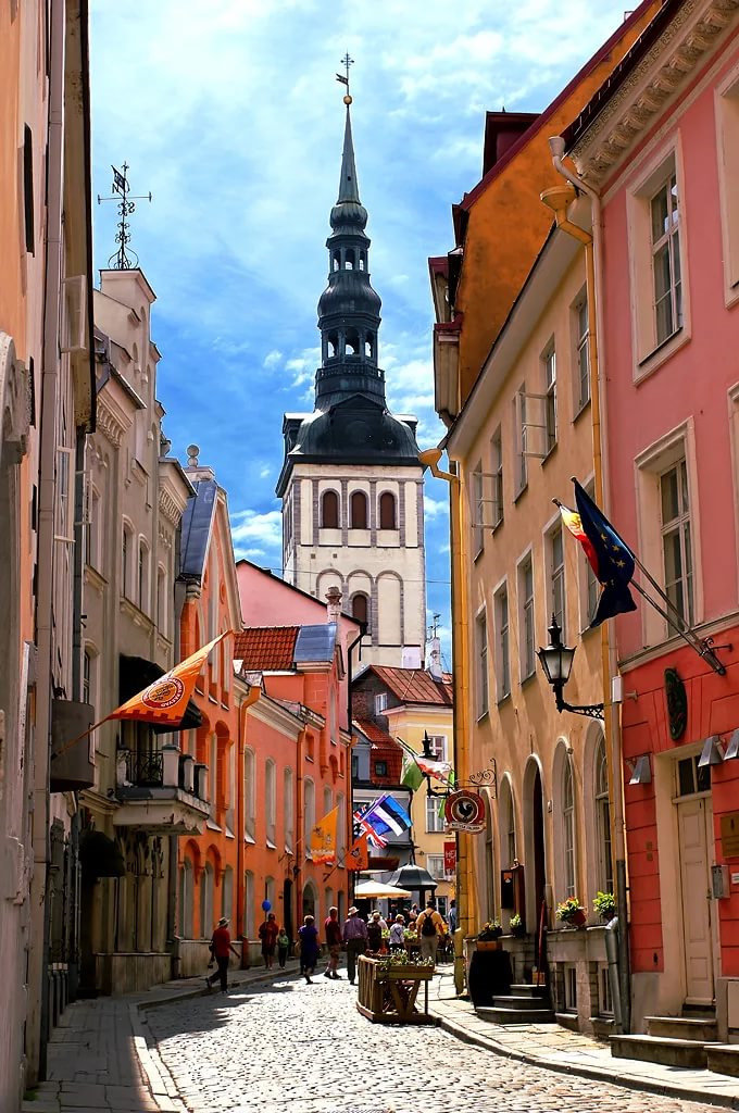 улочки таллина фото