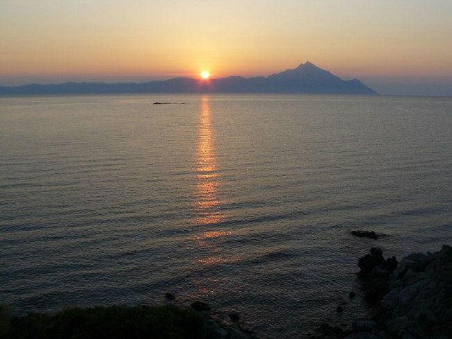 восход солнца на море фото