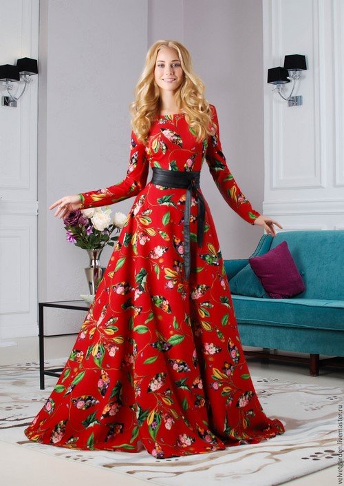 длинные платья 2018 фото