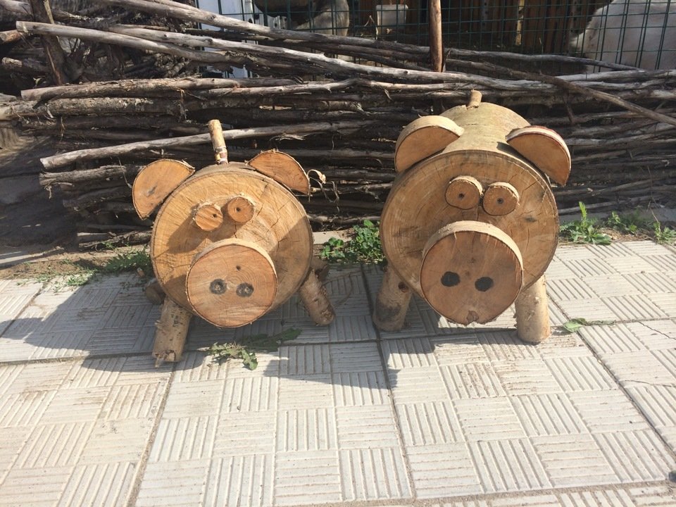 поделки из деревянных спилов фото