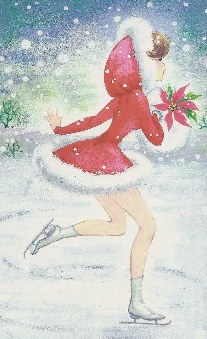 девочка на коньках фото