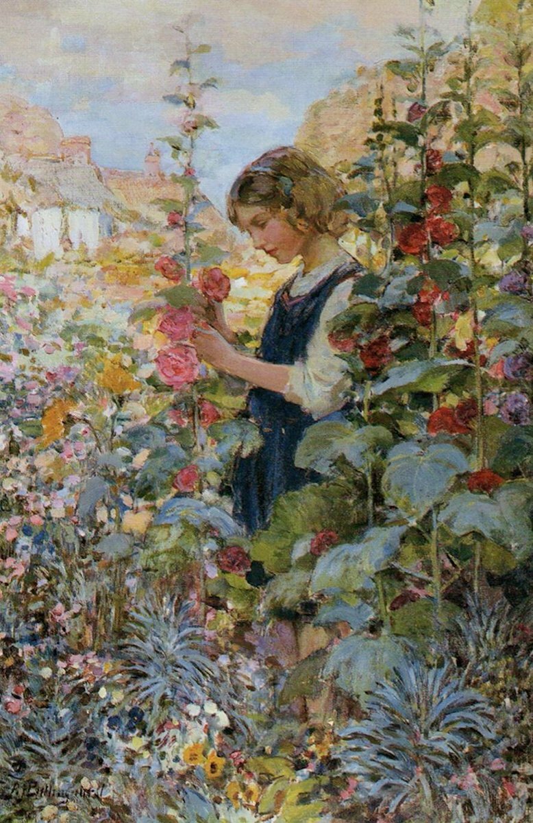 американский художник charles courtney curran (1861-1942) фото