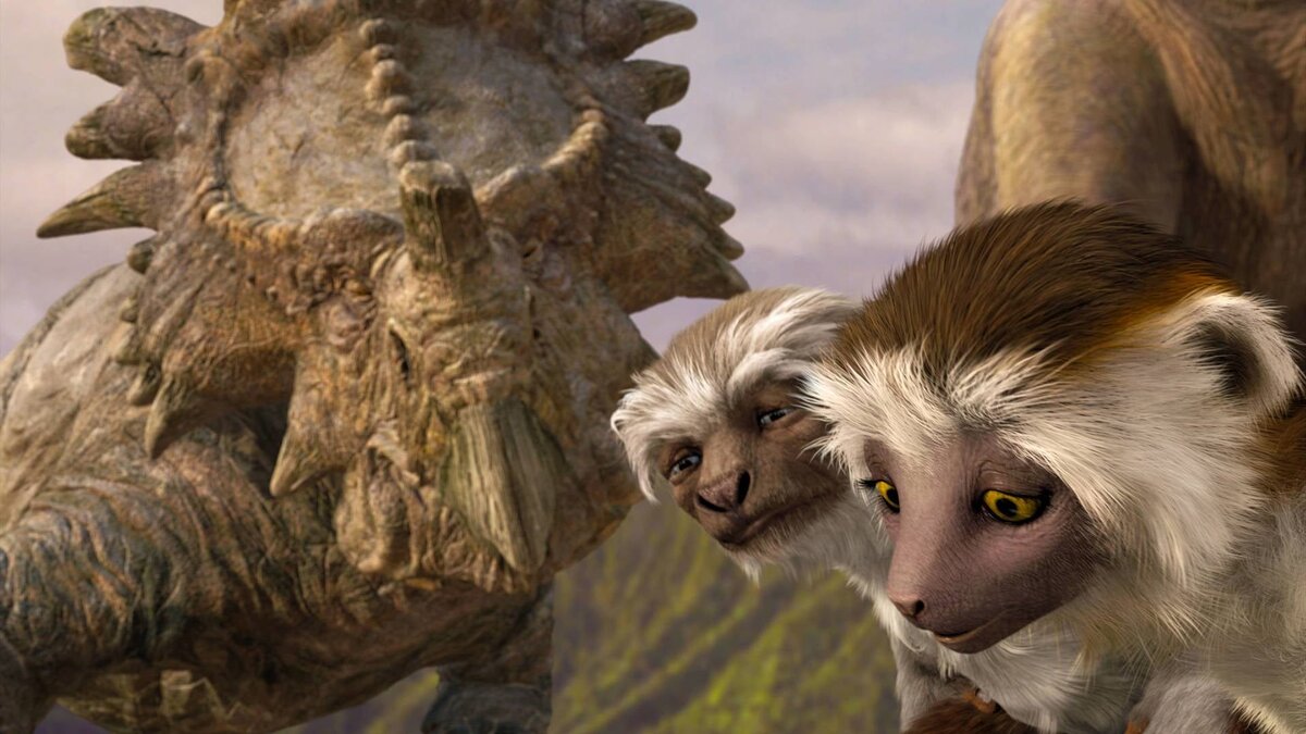 Фоновый кадр с франшизы Динозавр
