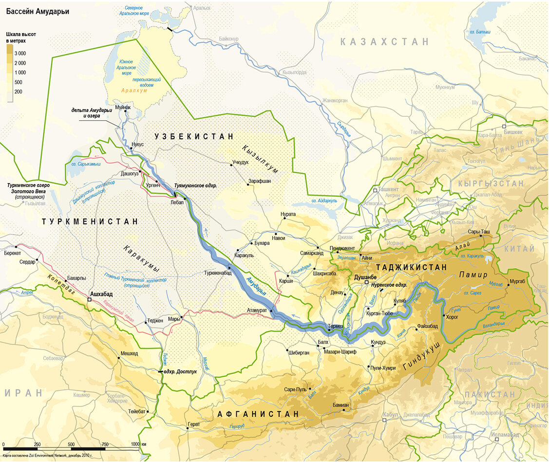 Amu Darya river basin / Бассейн реки Амударья - a photo on F