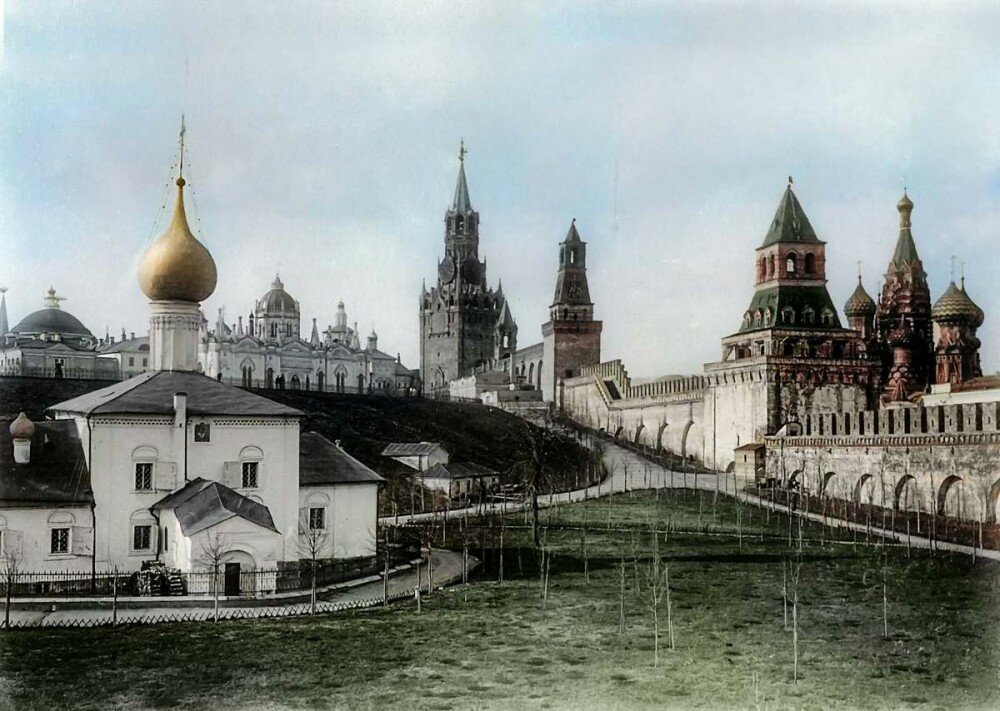 Старая москва кремль на