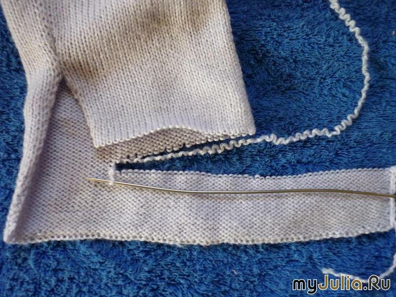 Как подрубить стару вязаную вещь или укоротить вязаное изделие
