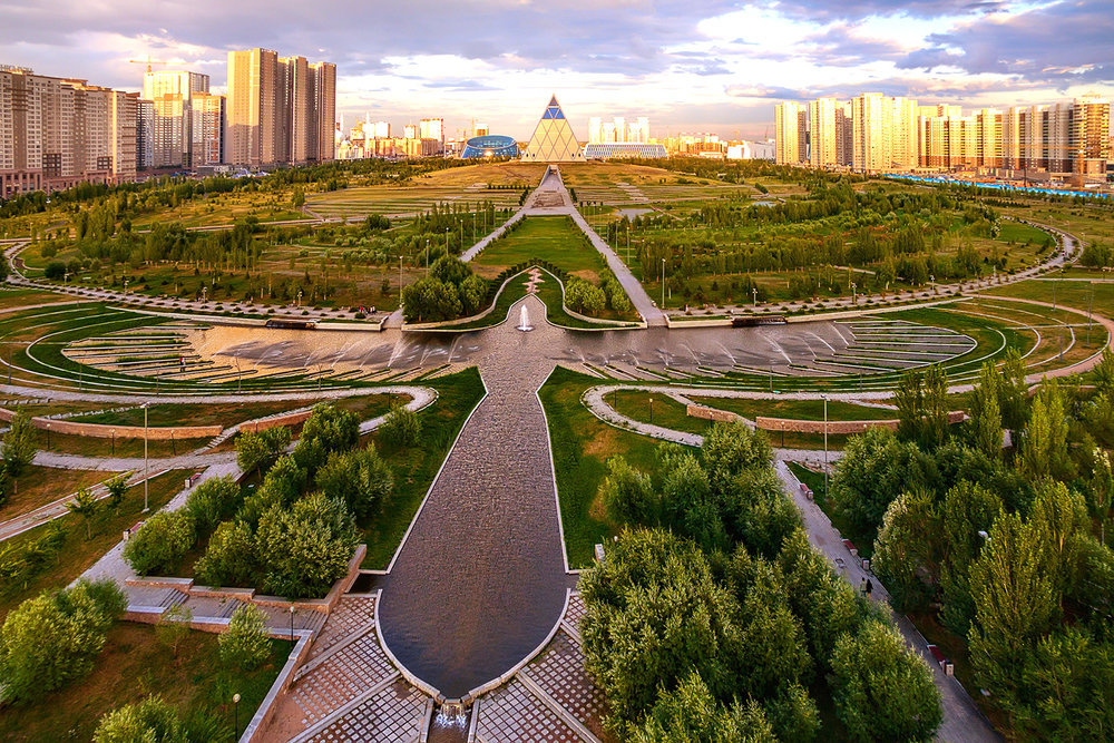 президентский парк в астане фото