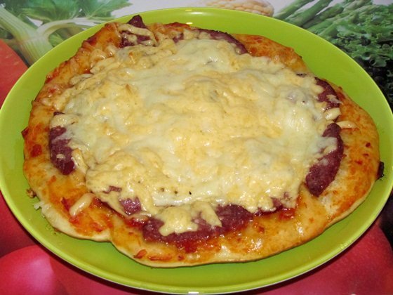 пицца из дрожжевого теста фото