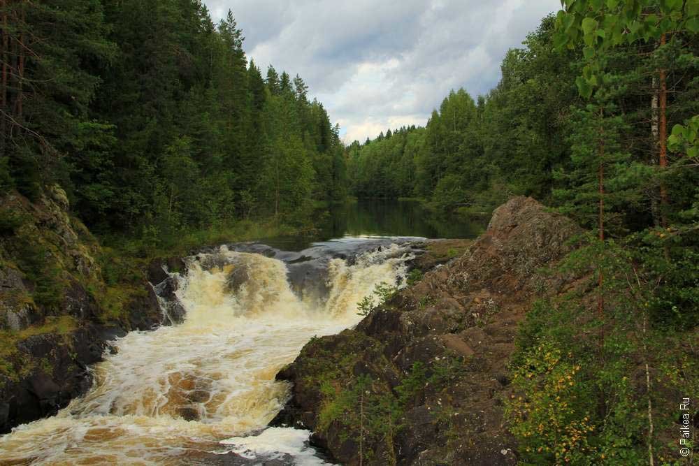 водопад кивач фото