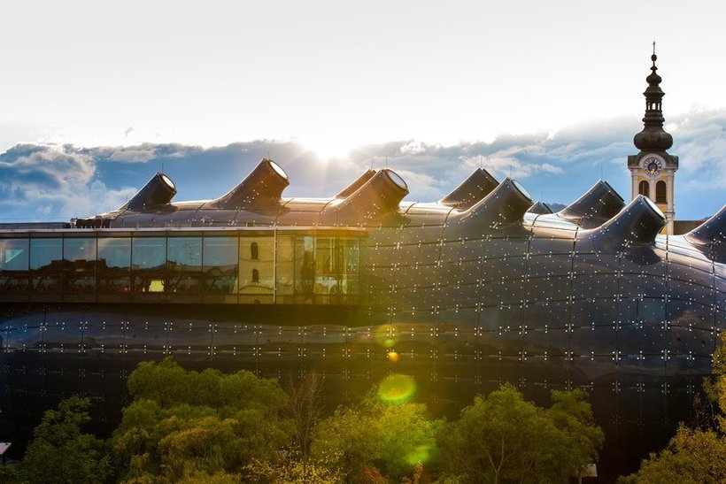 graz art museum фото