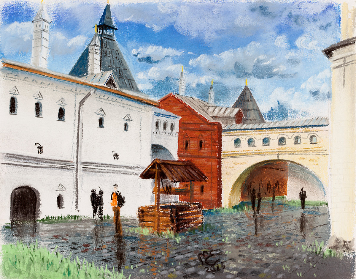 звенигородский кремль в картинах художников фото