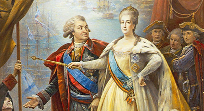 потемкин и екатерина 2 фото