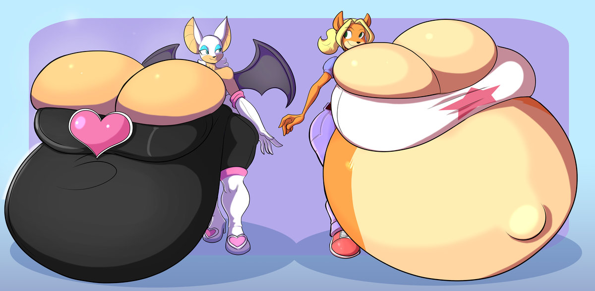 breasts and belly inflation фото