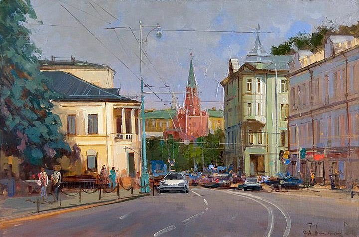 городской пейзаж шалаев алексей живопись фото