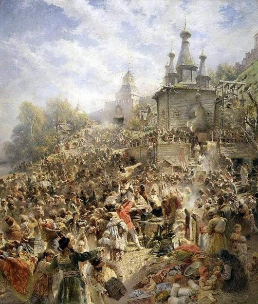 константин маковский «воззвание минина к нижегородцам», 1896 фото